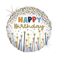 18INC BIRTHDAY STARS CANDLES