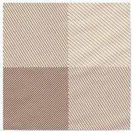 TOVAGLIA 100X100 QUADRO CREAM BROWN PZ200